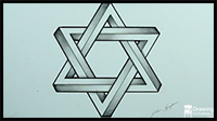How to Draw an Impossible Star of David