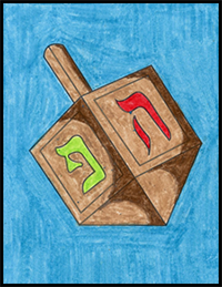 How to Draw a Dreidel