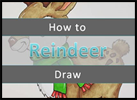 How to Draw a Reindeer Step by Step the Easy Way