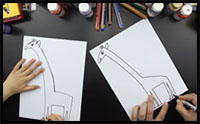how to draw a giraffe