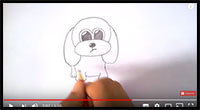 how to draw a dog for kids