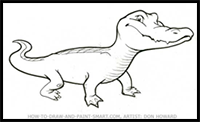 How to Draw Alligator in 6 Step