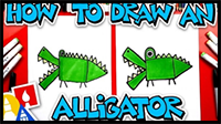 How To Draw An Alligator
