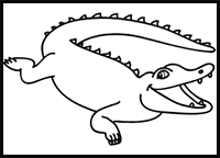 How to Draw a Cartoon Alligator in 8 Easy Steps