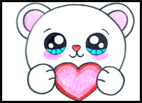 How to Draw a Cute Polar Bear Easy