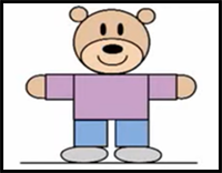 How to Draw a Cartoon Bear Animation