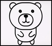 How to Draw Bear Step by Step Learn Drawing a Bear Very Easy for Kids