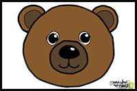 How to Draw a Bear Face