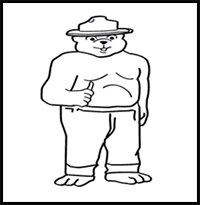 How to Draw Smokey The Bear in 6 Easy Steps