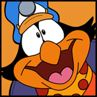 How to Draw Marlon from Avenger Penguins Easy Step by Step Drawing Tutorial