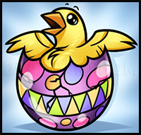 Easter Chick Drawing Lesson