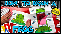 How to Draw a Frog Folding Surprise