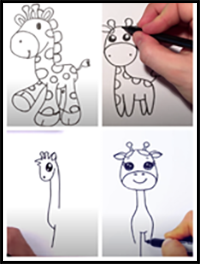 How to Draw a Giraffe – Step by Step Tutorial for Kids