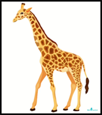 How to Draw a Giraffe in 12 Easy Steps for Kids