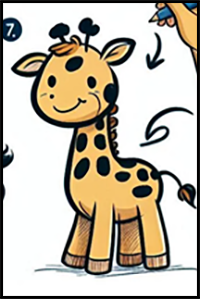 How to Draw Giraffe: 9 Easy Step- by-Step Guide to Giraffe Drawing