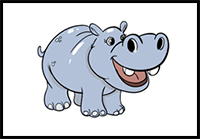 How to Draw a Hippo - A Step by Step Guide