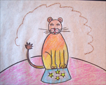 How to draw Circus lions