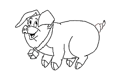 How
to draw a pig