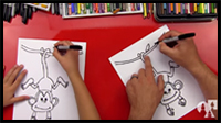 how to draw a monkey