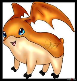 How To Draw Manga Character Patamon