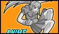 Drawing Anime / Manga Action Poses Tutorial Part 2