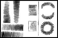 Drawing Lights and Shadows with Variety of Lines