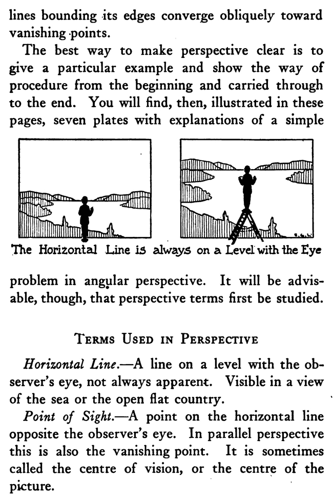 horizon line is always on eye level