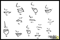 How to Draw Manga Mouths
