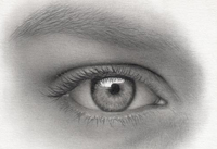 Graphite Pencil Drawing Tutorial: Female Eye by Faith Te