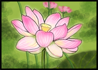 How to Draw a Lotus