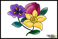 How to Draw Flowers Step by Step