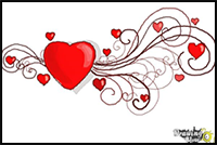 How to Draw a Valentine Heart