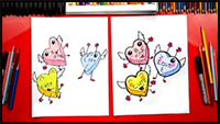 How To Draw Conversation Candy Hearts