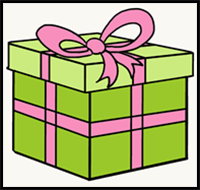 How to Draw a Christmas Present