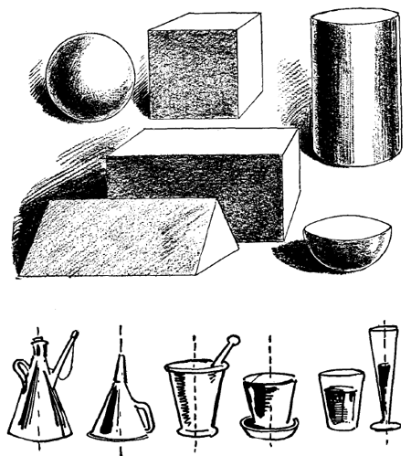 Geometrical Forms and Shadows