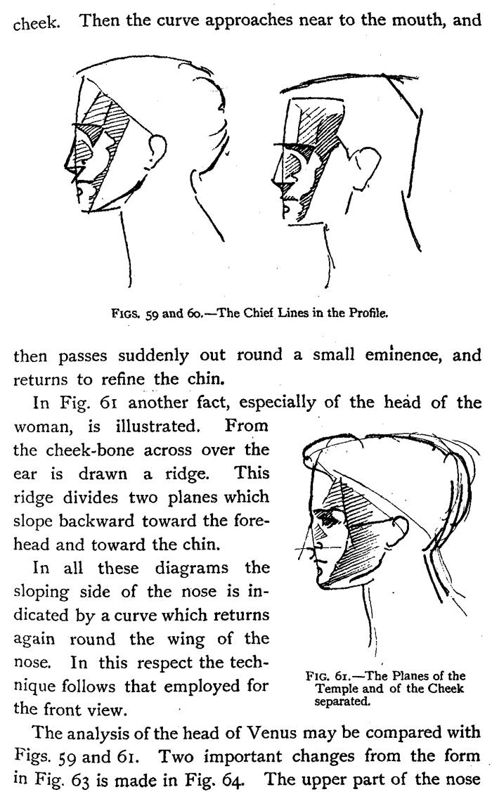 drawing the lines in profile