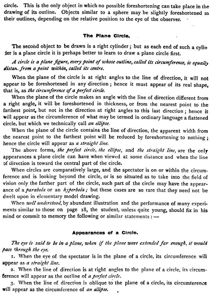 how to draw plane circles
