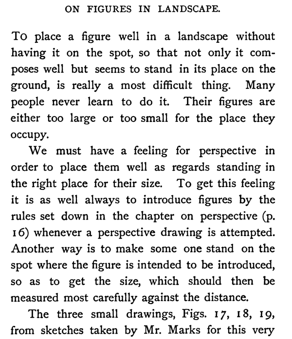 Drawing Figures in Your Landscapes