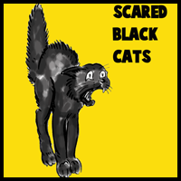 How to Draw a Scaredy Cat