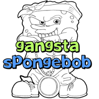 How to Draw Gangsta Spongebob Squarepants