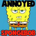 How to Draw Annoyed Spongebob Squarepants in Easy Steps Drawing Tutorial