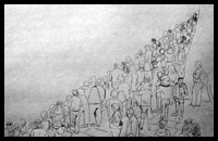 Drawing People in Crowds or Smaller Groups