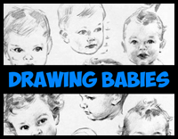 How to Draw Baby and Toddlers Heads in The Correct Proportions