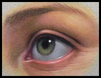 Drawing Realistic Eyes with Pastel Pencils