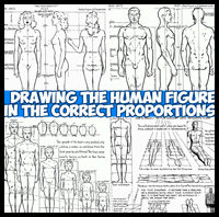 Proportions of the Human Figure : How to Draw the Human Figure in the Correct Proportions