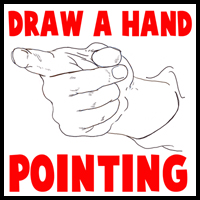 How to Draw Hands Pointing at You with Easy Step by Step Drawing Tutorial