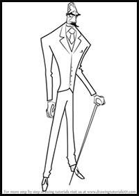 How to Draw Dr. Calico from Bolt