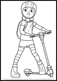 How to Draw Penny from Bolt