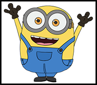 How to Draw Bob the Minion