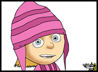 How to Draw Edith Gru from Despicable Me